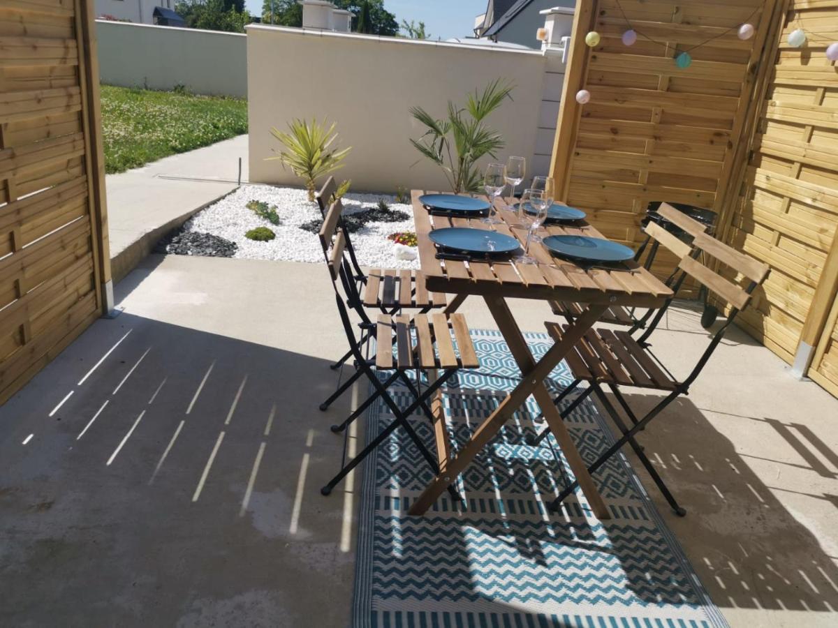 Les Pommiers Duplex Cosy Tout Confort Dans Maison Neuve Avec Terrasse Entree Independante 5 Mn De Bayeux Et 10 Mn Plage Du Debarquement Sommervieu ภายนอก รูปภาพ