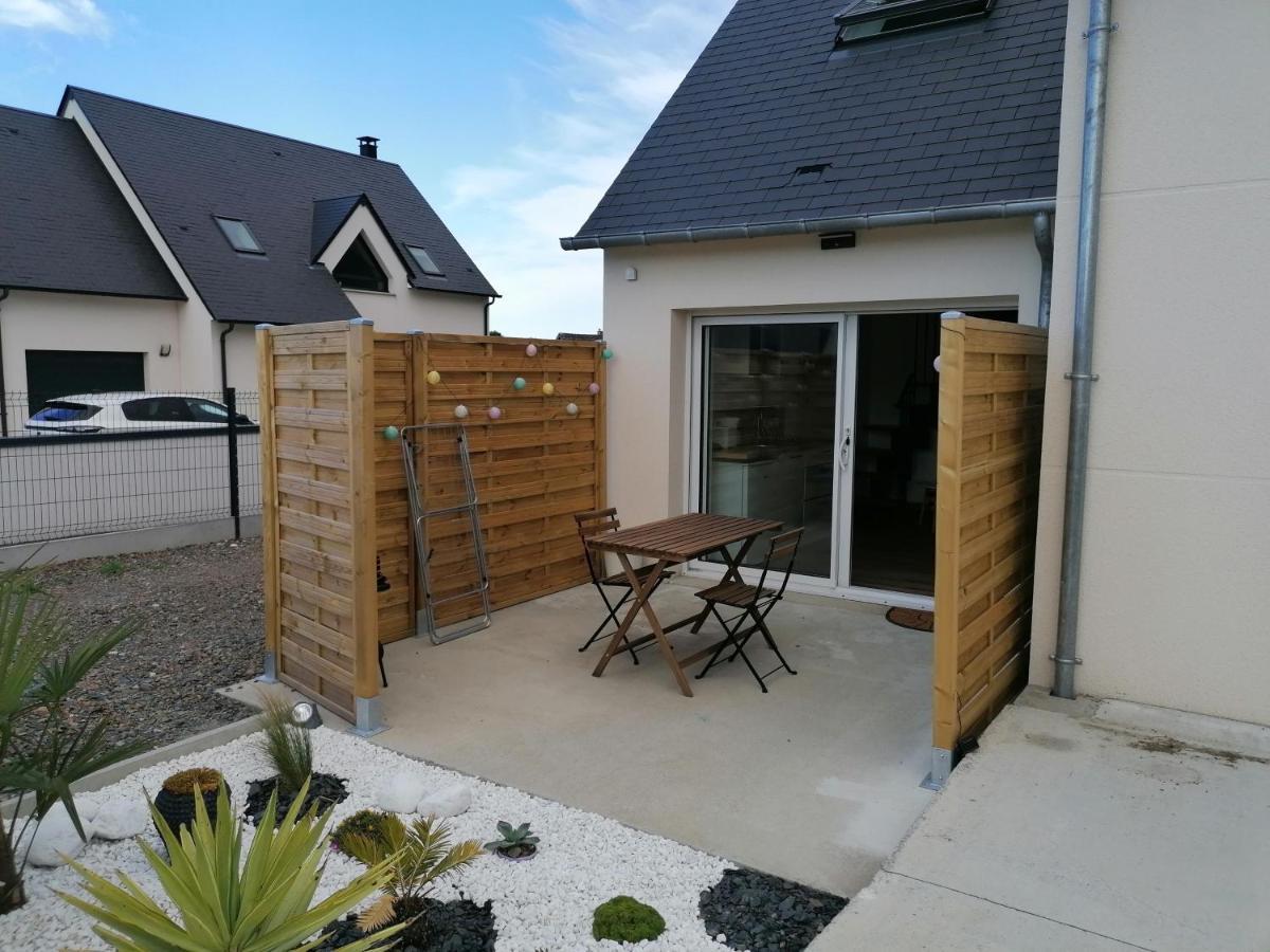 Les Pommiers Duplex Cosy Tout Confort Dans Maison Neuve Avec Terrasse Entree Independante 5 Mn De Bayeux Et 10 Mn Plage Du Debarquement Sommervieu ภายนอก รูปภาพ