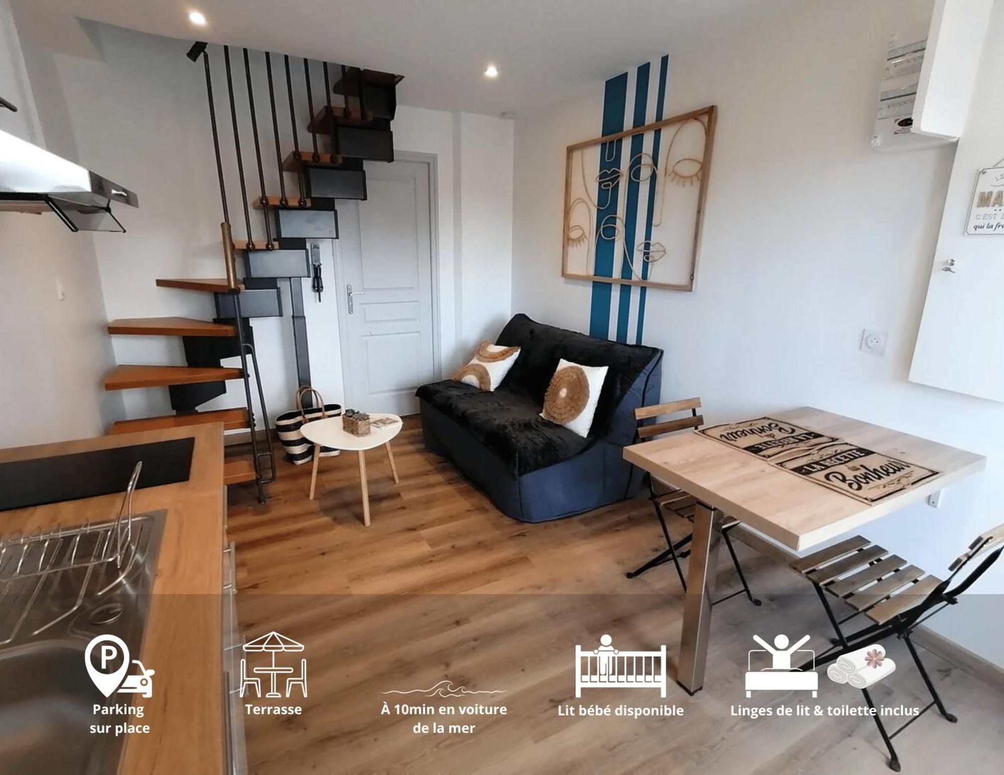 Les Pommiers Duplex Cosy Tout Confort Dans Maison Neuve Avec Terrasse Entree Independante 5 Mn De Bayeux Et 10 Mn Plage Du Debarquement Sommervieu ภายนอก รูปภาพ
